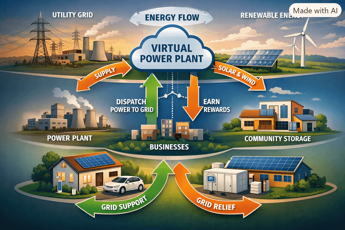 Brief concept of how a VPP works Brief concept of how a VPP works