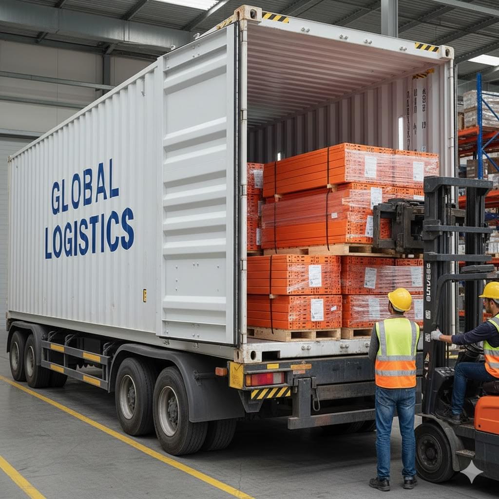secure freight container loading secure freight container loading