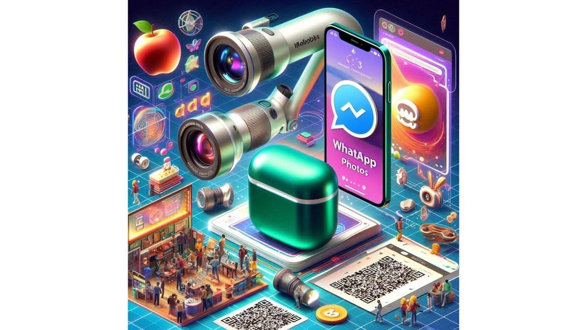 Apple's VR Ambitions: Camera-Equipped AirPods, Meta AI Enhances WhatsApp Photos, and Edible QR Codes with 3D Printing Innovation Apple's VR Ambitions: Camera-Equipped AirPods, Meta AI Enhances WhatsApp Photos, and Edible QR Codes with 3D Printing Innovation