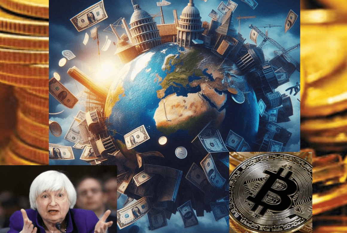 Yellen Warns: $34T US Debt & Bitcoin's Surge; Global Debt of $315T; Euro Zone Inflation & Rate Cut  Yellen Warns: $34T US Debt & Bitcoin's Surge; Global Debt of $315T; Euro Zone Inflation & Rate Cut