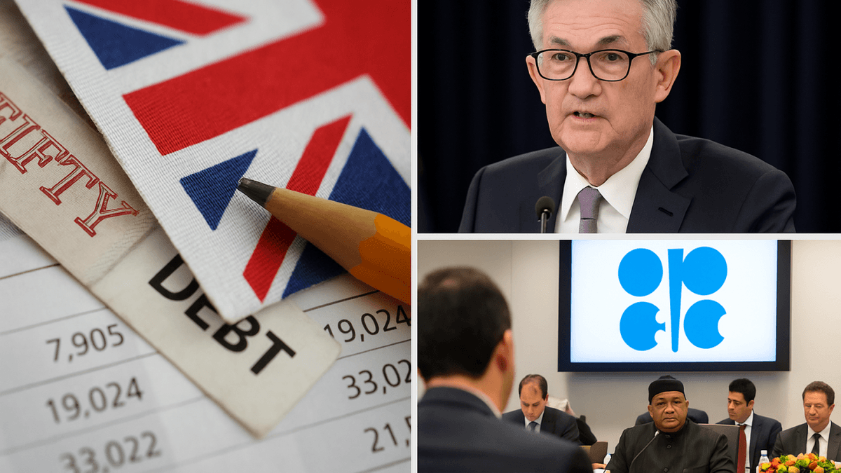 Debt, Reform, Recovery: UK Deficit Swells, Fed Shake-Up Looms, OPEC Bets On Second-Half Momentum Debt, Reform, Recovery: UK Deficit Swells, Fed Shake-Up Looms, OPEC Bets On Second-Half Momentum