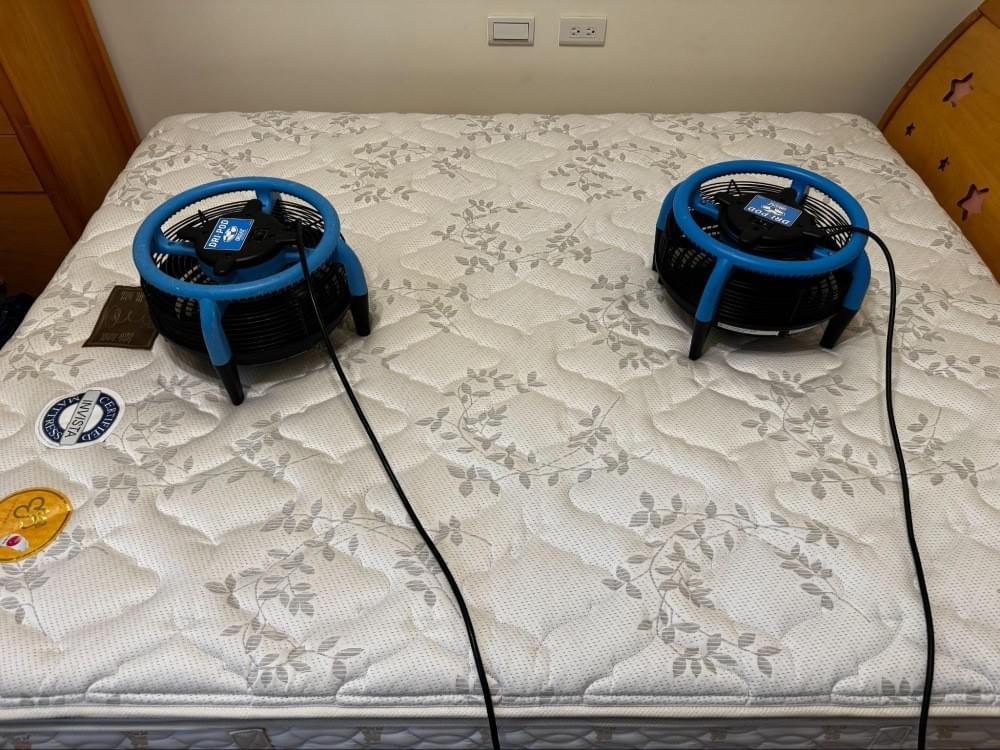 STEP 4. 床墊乾燥 STEP 4. 床墊乾燥