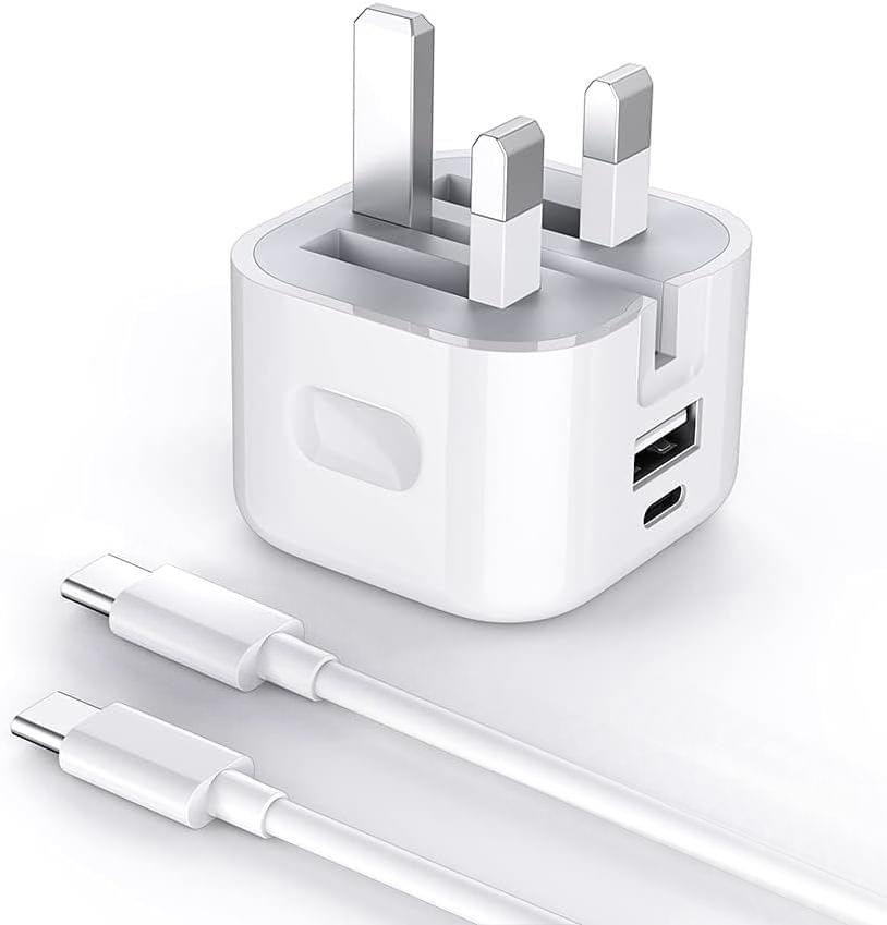 Y20 PD 20W Phone Charger Fast Charging Wall Adapter USB Type C Travel Charger for UK plug