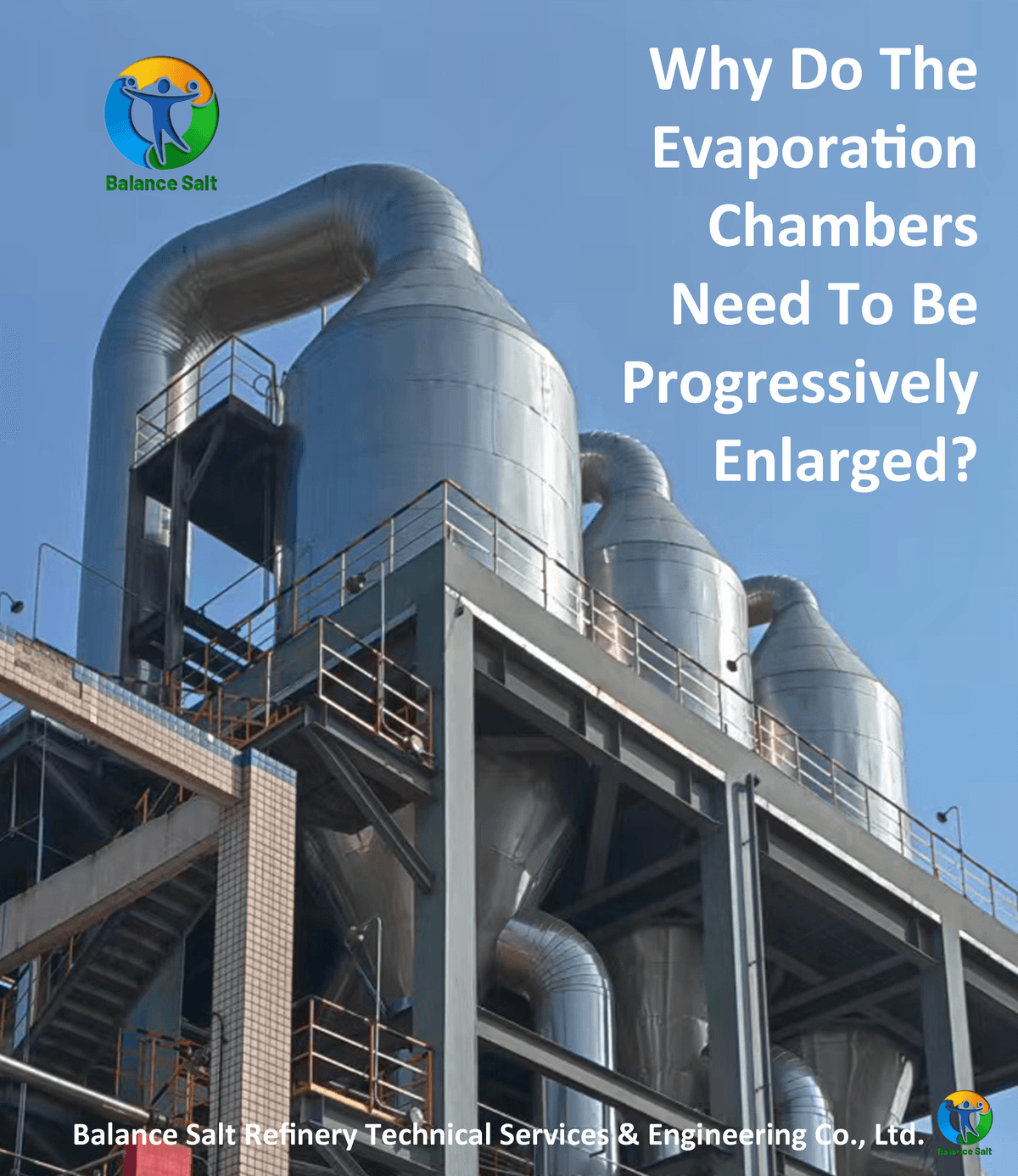 Why do the evaporation chambers need to be progressively enlarged? Why do the evaporation chambers need to be progressively enlarged?