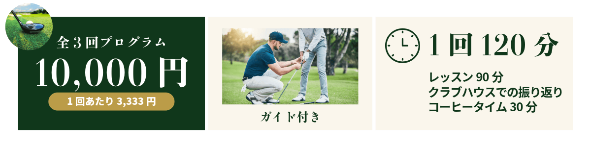 ダルウィニーゴルフ|コースを貸切で後ろを気にせずに練習できるゴルフ練習プログラム ダルウィニーゴルフ|コースを貸切で後ろを気にせずに練習できるゴルフ練習プログラム