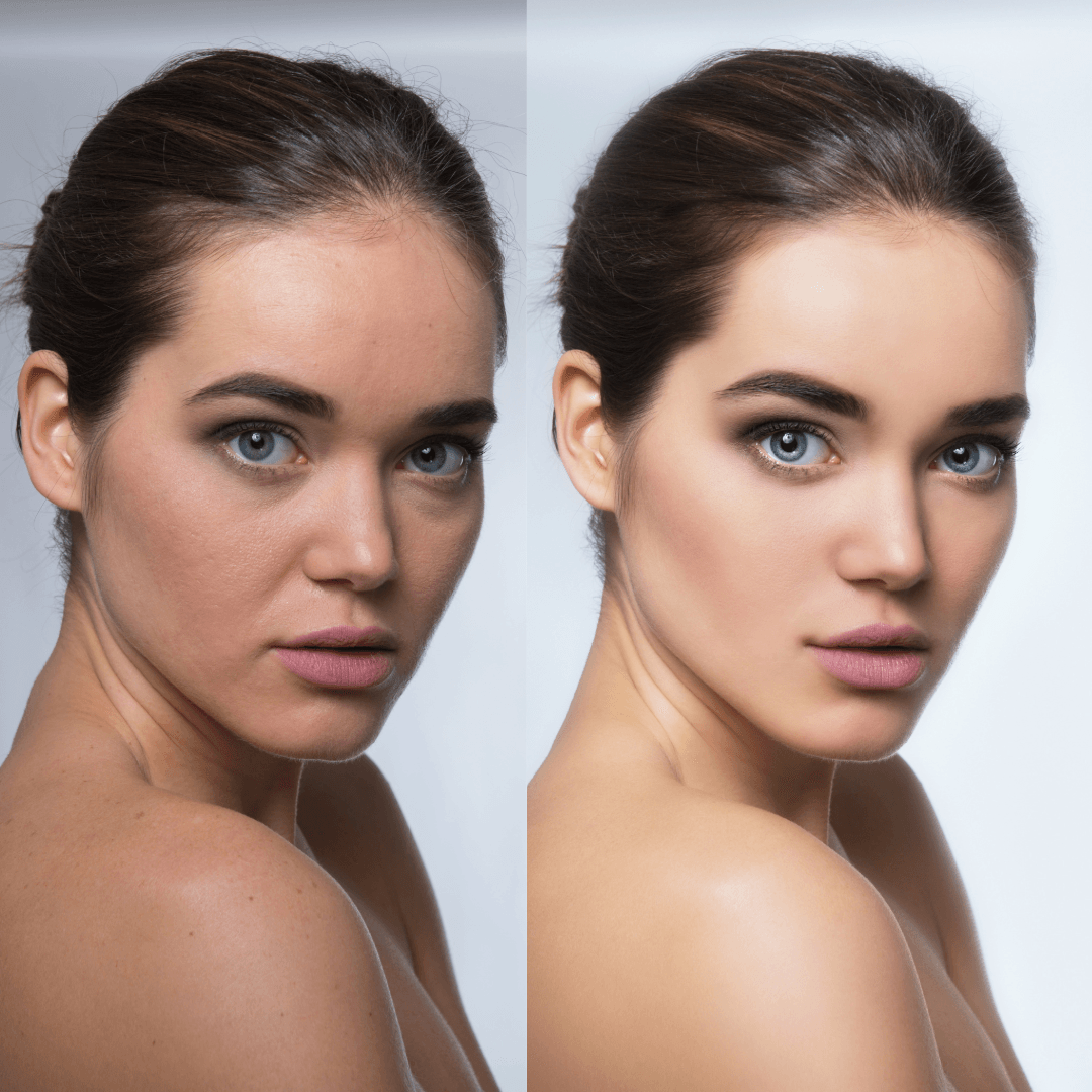 肌補正プラン|主題となる人物の肌補正のみを行うスタンダードな補正プラン 肌補正プラン|主題となる人物の肌補正のみを行うスタンダードな補正プラン