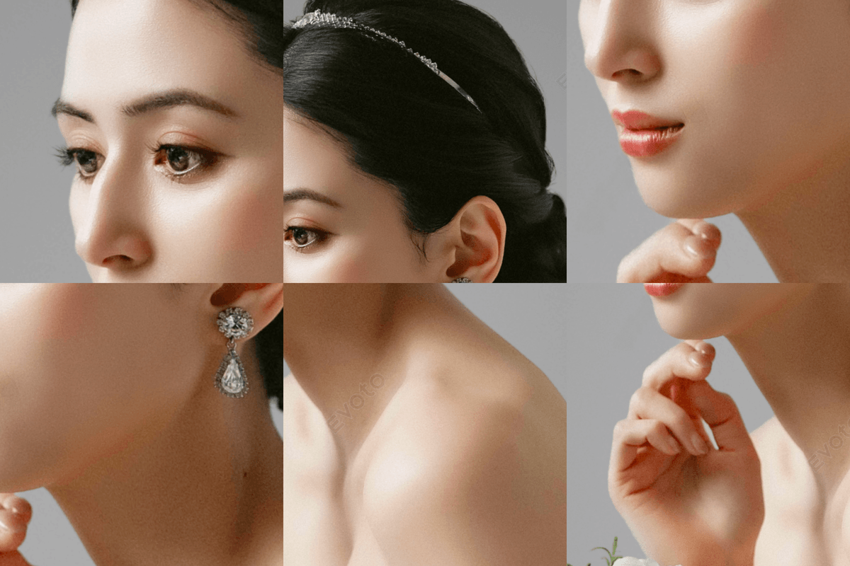 顔の各パーツ(目、鼻、口、顎、頬)の補正・修正 顔の各パーツ(目、鼻、口、顎、頬)の補正・修正