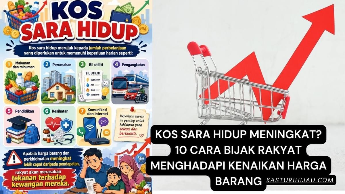 Kos Sara Hidup Meningkat? 10 Cara Bijak Rakyat Menghadapi Kenaikan Harga Barang Kos Sara Hidup Meningkat? 10 Cara Bijak Rakyat Menghadapi Kenaikan Harga Barang