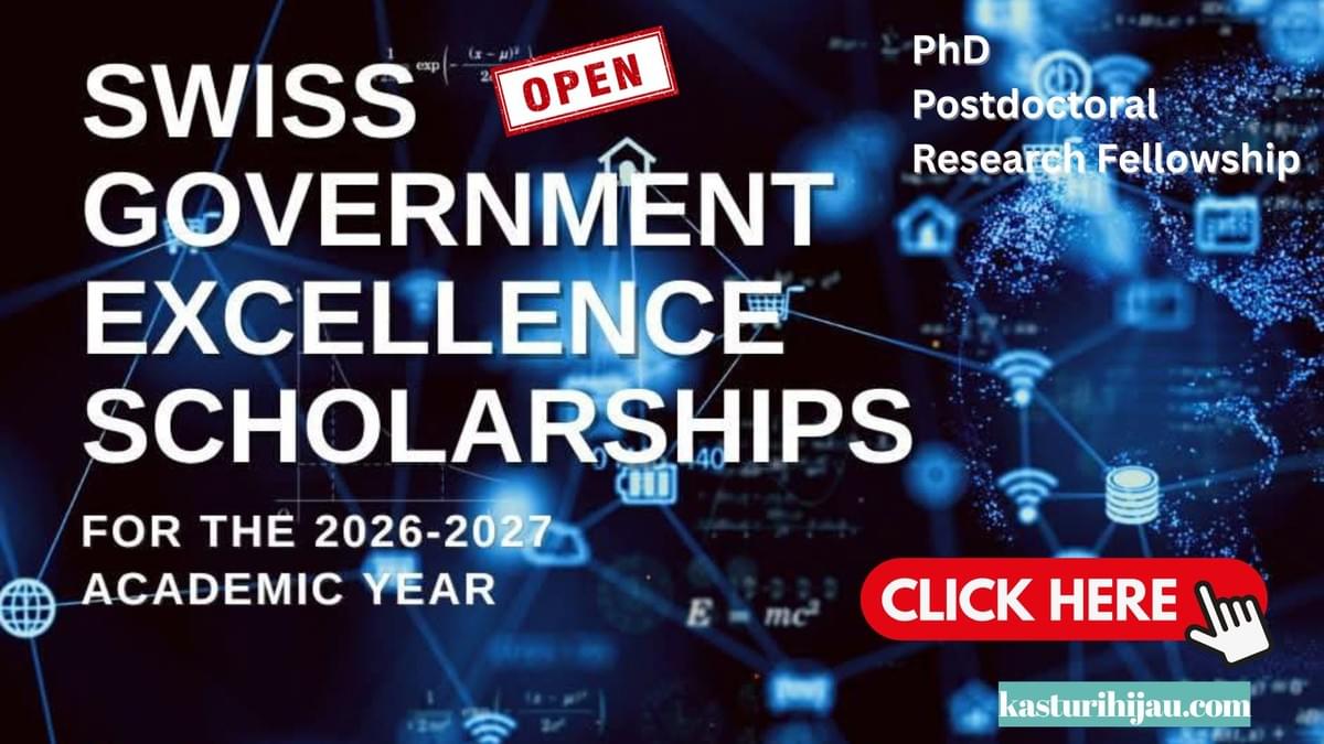 Biasiswa Kerajaan Switzerland 2026/2027 Dibuka Kepada Rakyat Malaysia Biasiswa Kerajaan Switzerland 2026/2027 Dibuka Kepada Rakyat Malaysia