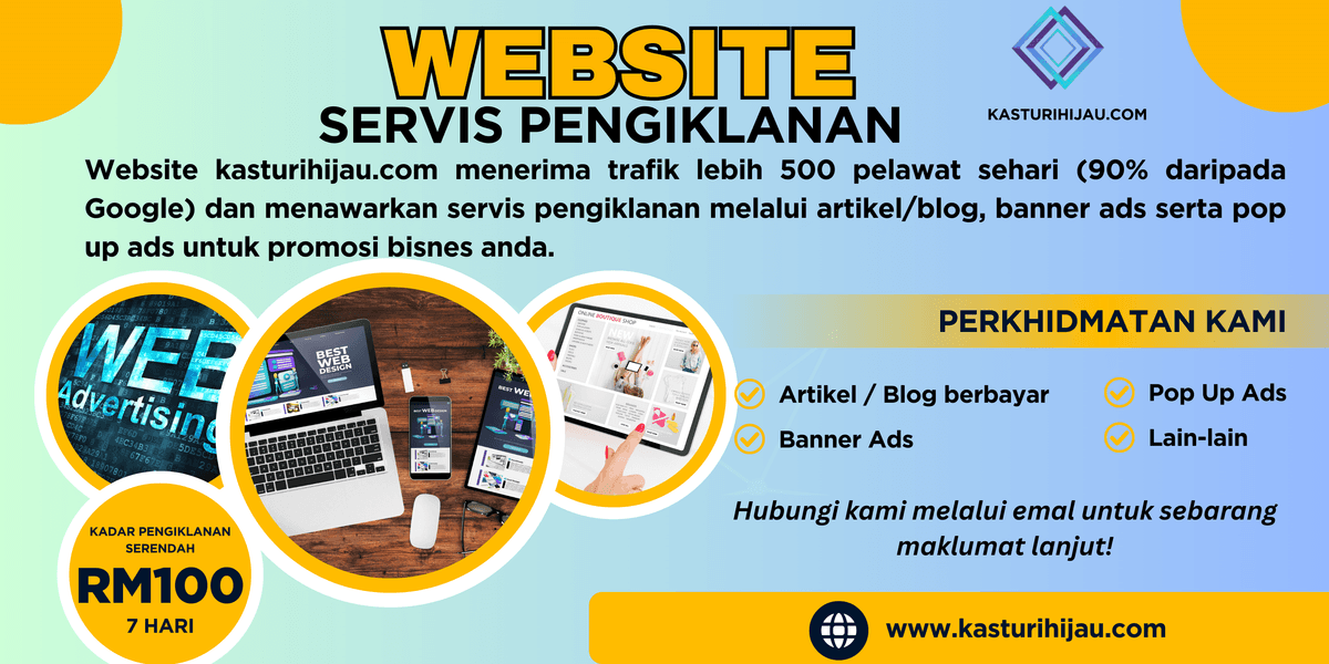 Kasturihijau.com: Platform Pengiklanan Digital yang Efektif untuk Bisnes Anda Kasturihijau.com: Platform Pengiklanan Digital yang Efektif untuk Bisnes Anda