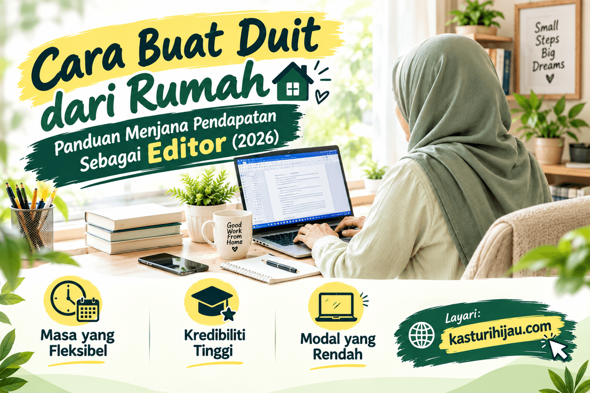 Cara Buat Duit dari Rumah: Panduan Menjana Pendapatan Sebagai Editor (2026) Cara Buat Duit dari Rumah: Panduan Menjana Pendapatan Sebagai Editor (2026)