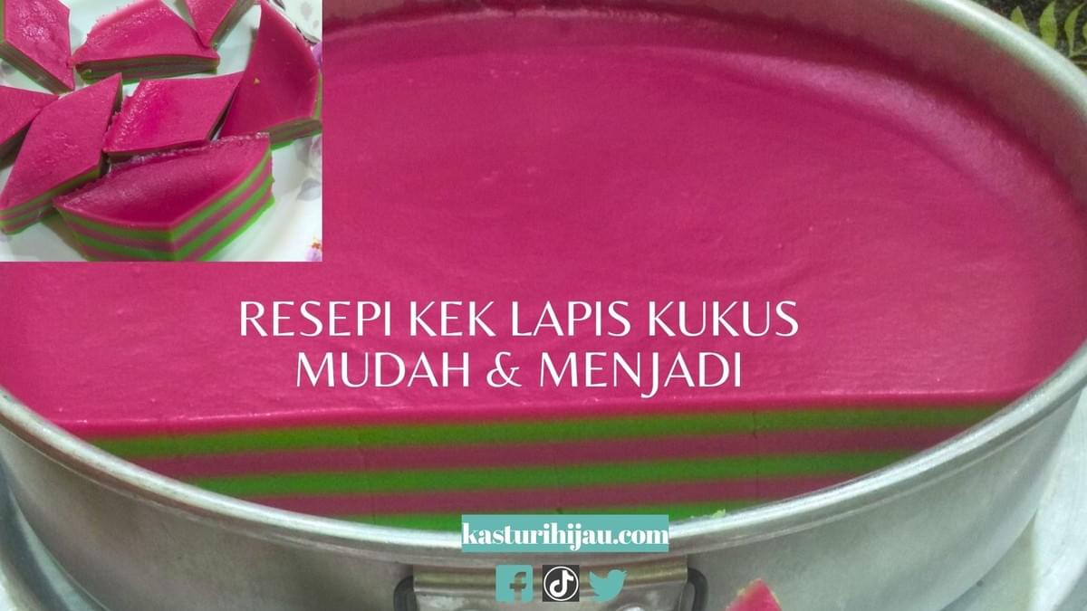Resepi Kek Lapis Kukus Mudah & Menjadi Resepi Kek Lapis Kukus Mudah & Menjadi