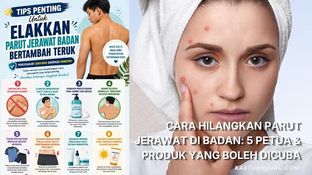 Cara Hilangkan Parut Jerawat Di Badan: 5 Petua & Produk Yang Boleh Dicuba Cara Hilangkan Parut Jerawat Di Badan: 5 Petua & Produk Yang Boleh Dicuba