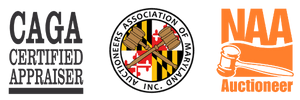 Wachter Auctions and Appraisals Logo Blue W, Orange A with the auction gavel crossing the A Wachter Auctions and Appraisals Logo Blue W, Orange A with the auction gavel crossing the A