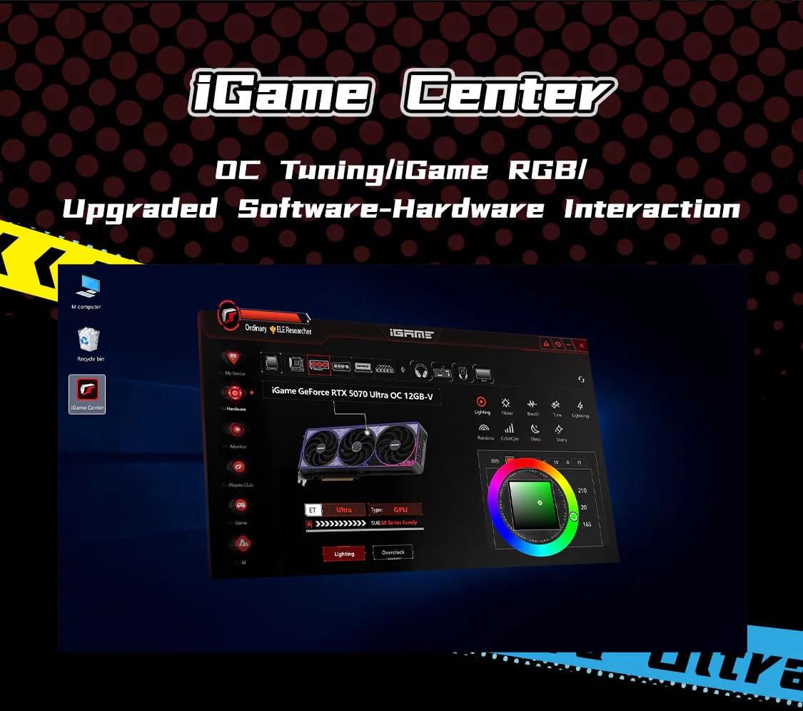 Colorful iGame GeForce RTX 5070 Ultra OC 12GB-V 顯示卡