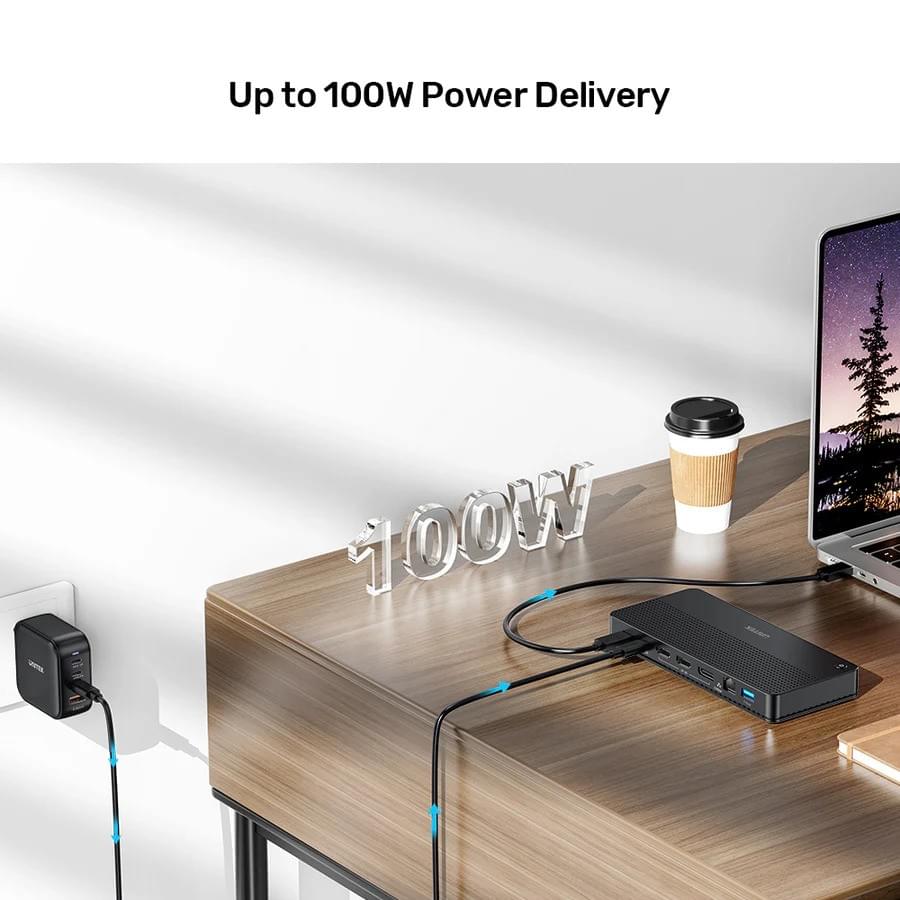 UNITEK USB-C 8K 擴充基座 100W PD