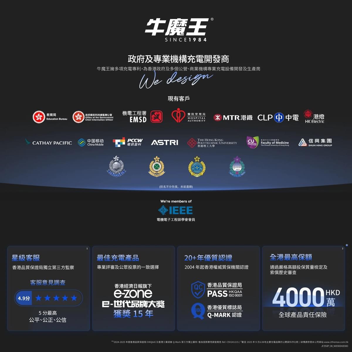 牛魔王 JF250P 25,000mAh 外置充電器 (2026 CCC 認證)