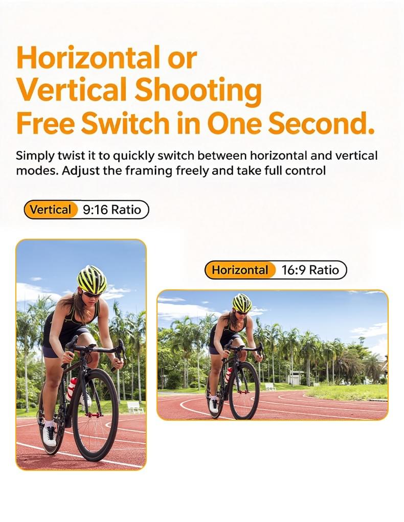 CAM‑27 magnetic Dual‑Screen 5K Thumb Action Camera