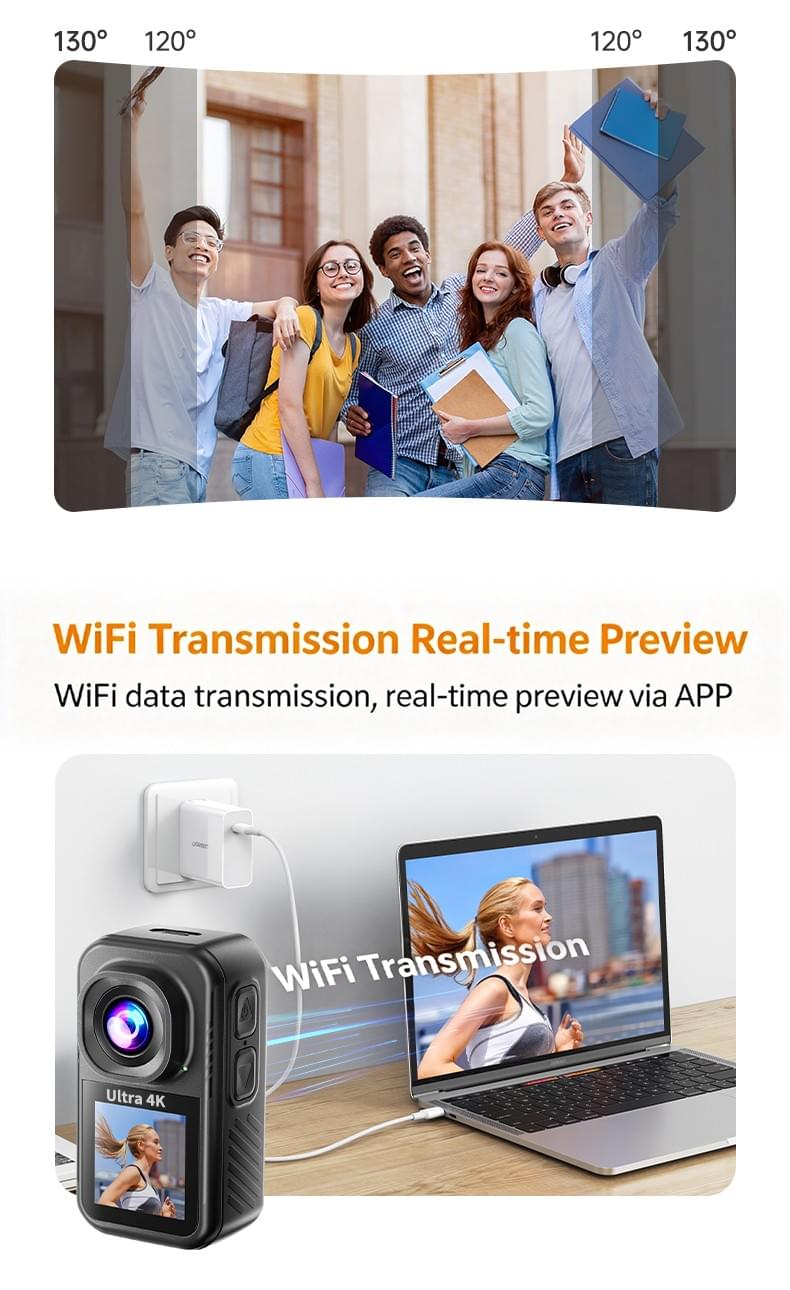 CAM‑27 magnetic Dual‑Screen 5K Thumb Action Camera