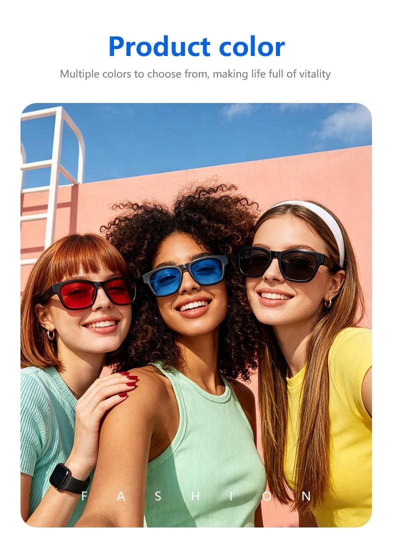 IG-09 Photochromic Smart Glasses,130mAh,UV380,Button+Touch,CE RoHS FCC PPE