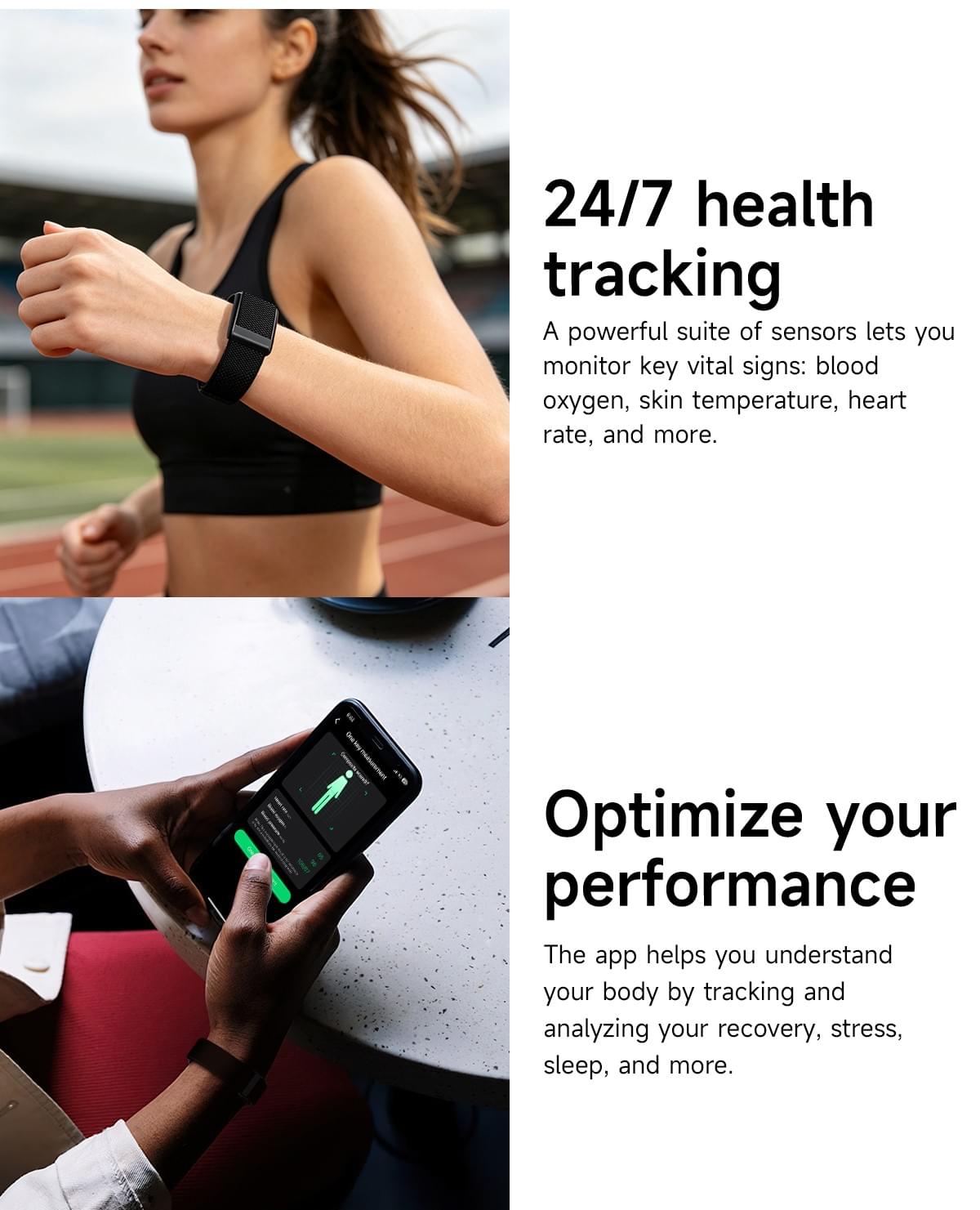 Screen‑Free IP68 Health Fitness Tracker