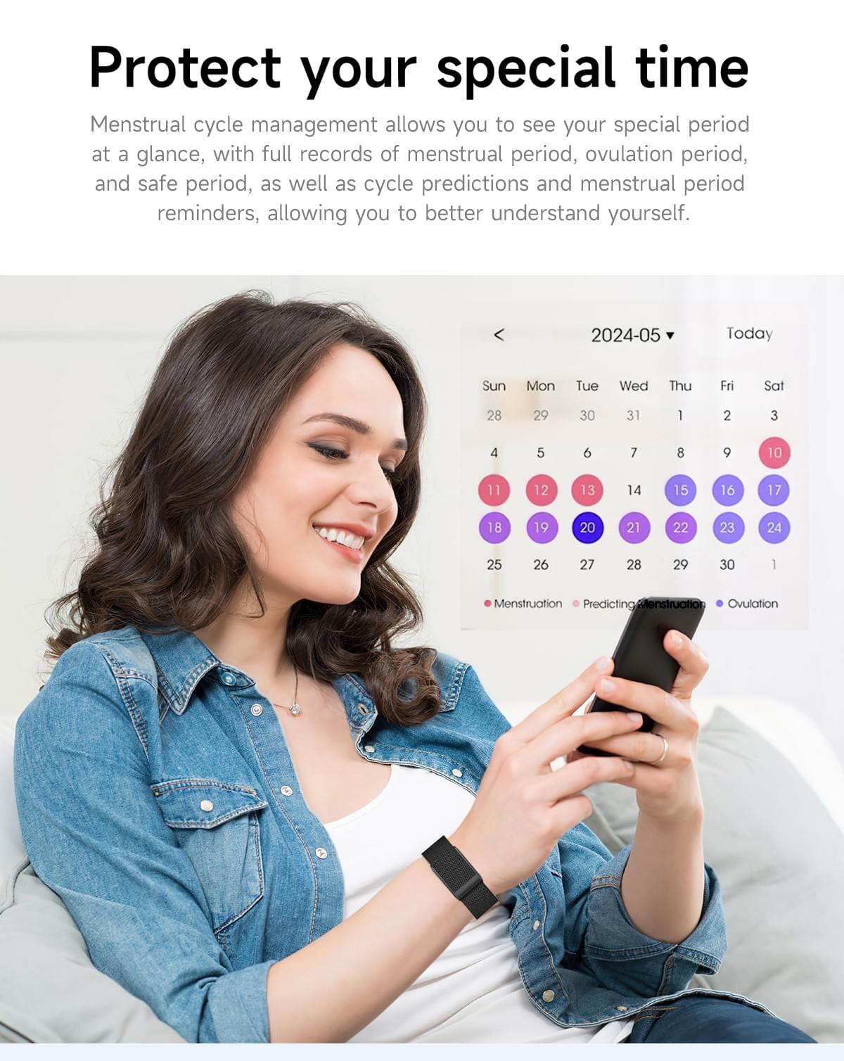 Screen‑Free IP68 Health Fitness Tracker