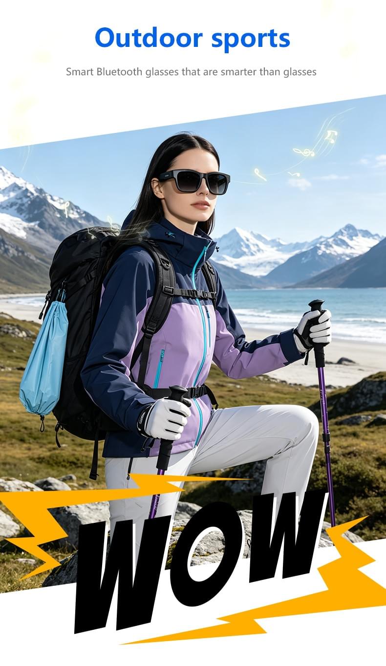 IG-09 Photochromic Smart Glasses,130mAh,UV380,Button+Touch,CE RoHS FCC PPE