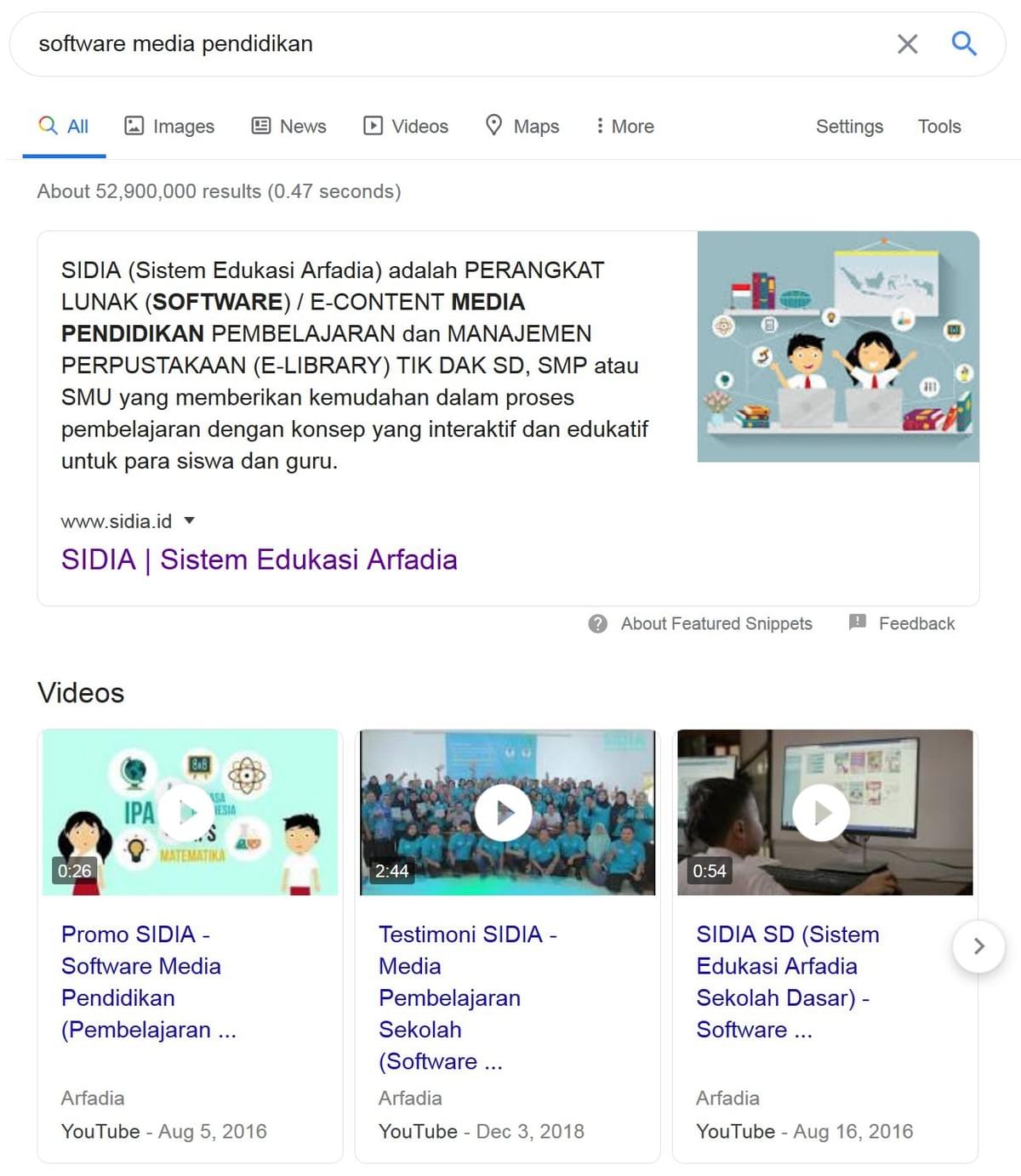 Hasil Kerja Jasa SEO Arfadia - Mendominasi di Halaman 1 Google Hasil Kerja Jasa SEO Arfadia - Mendominasi di Halaman 1 Google