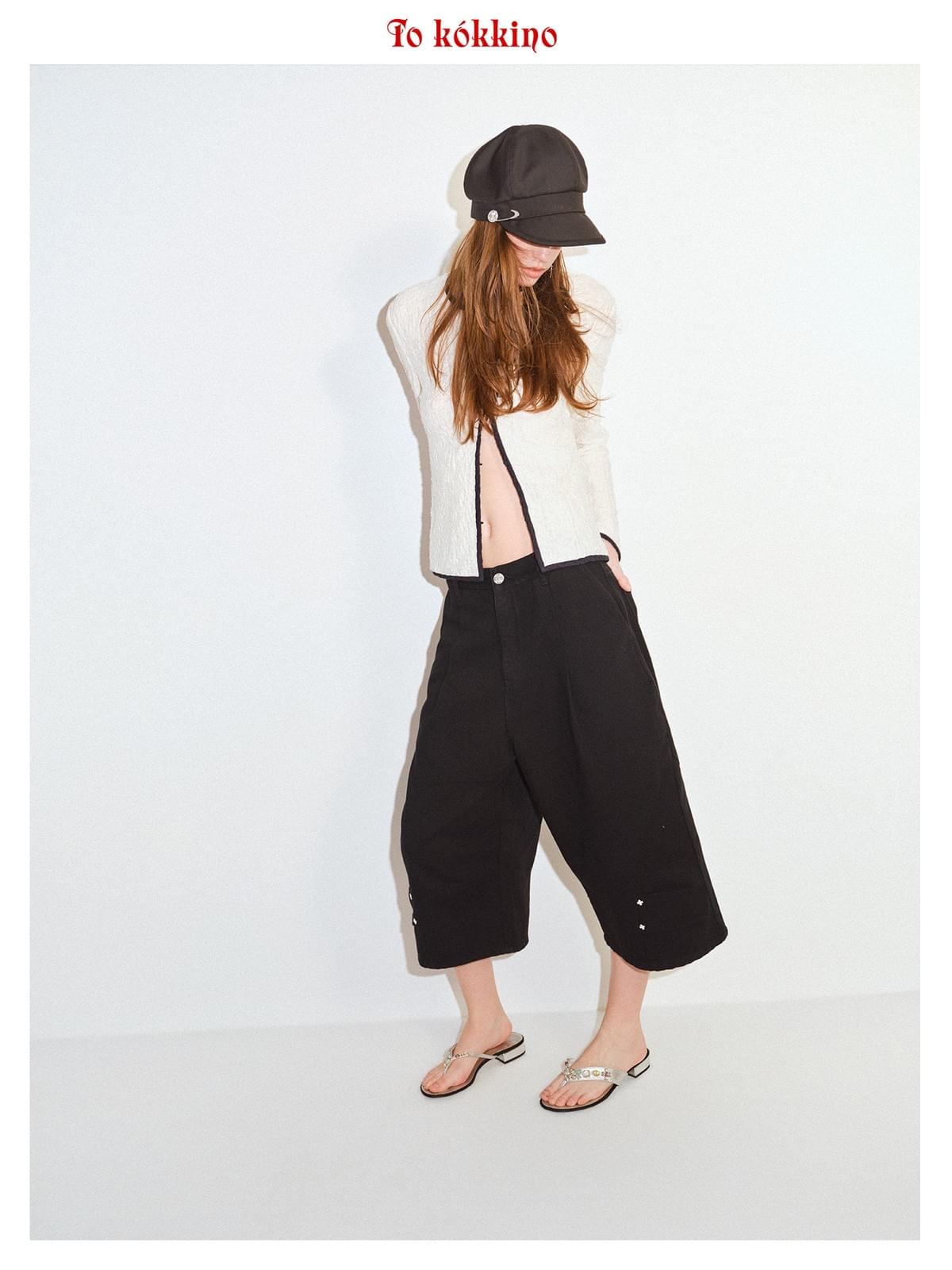 tokokkino「Night Badge」Black Sixths Shorts