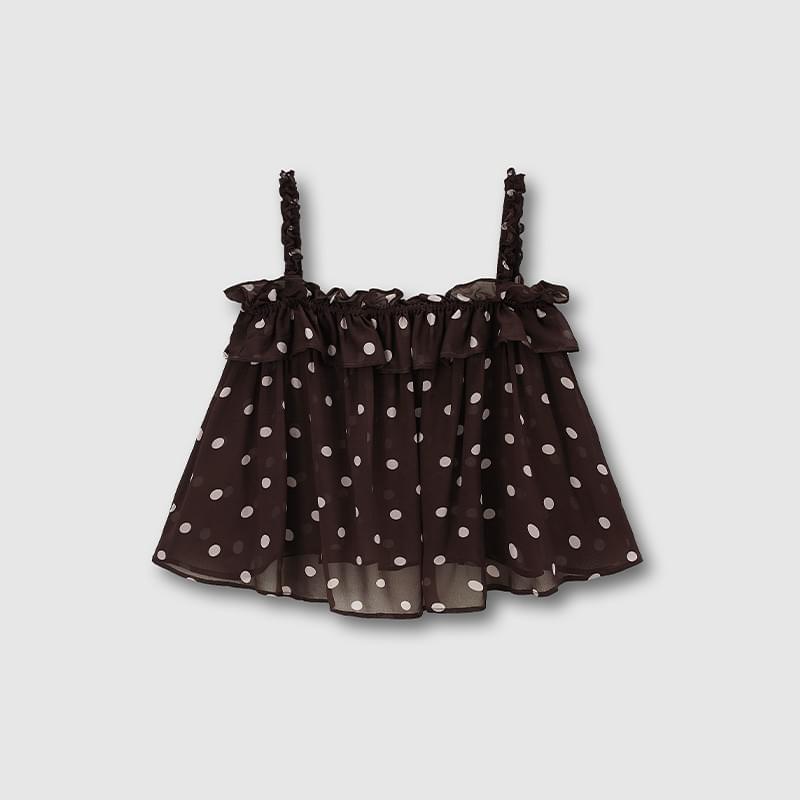 tokokkino「Polka Dot Glint」Silk Strap