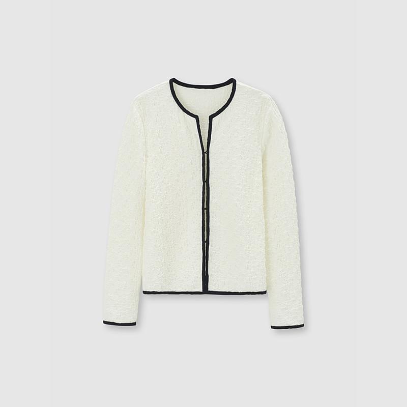 tokokkino「White Night」Black and White French Cardigan