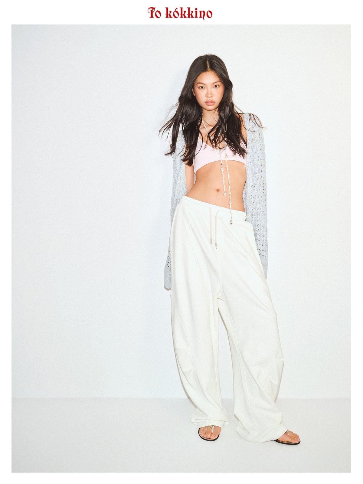 tokokkino 'Weightlessness' Drawstring Washed 053 Scimitar Pants