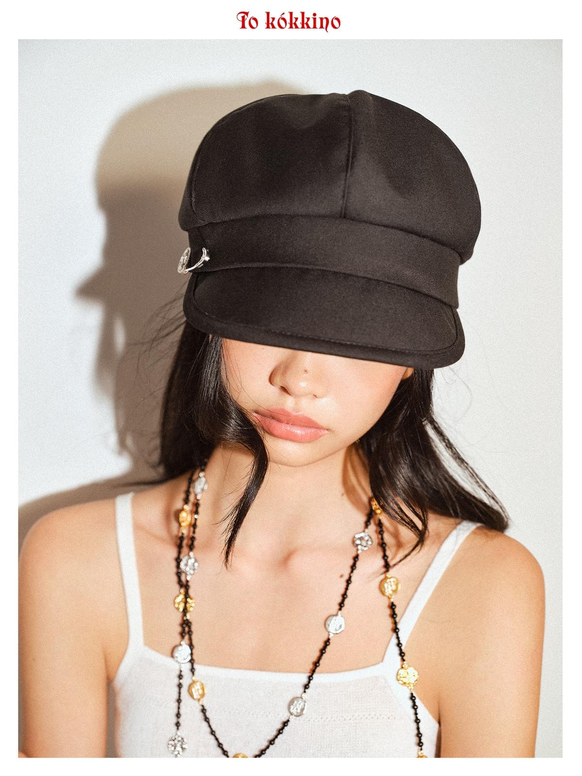 tokokkino 'Night Walker' 3D Silk Short Brim Hat