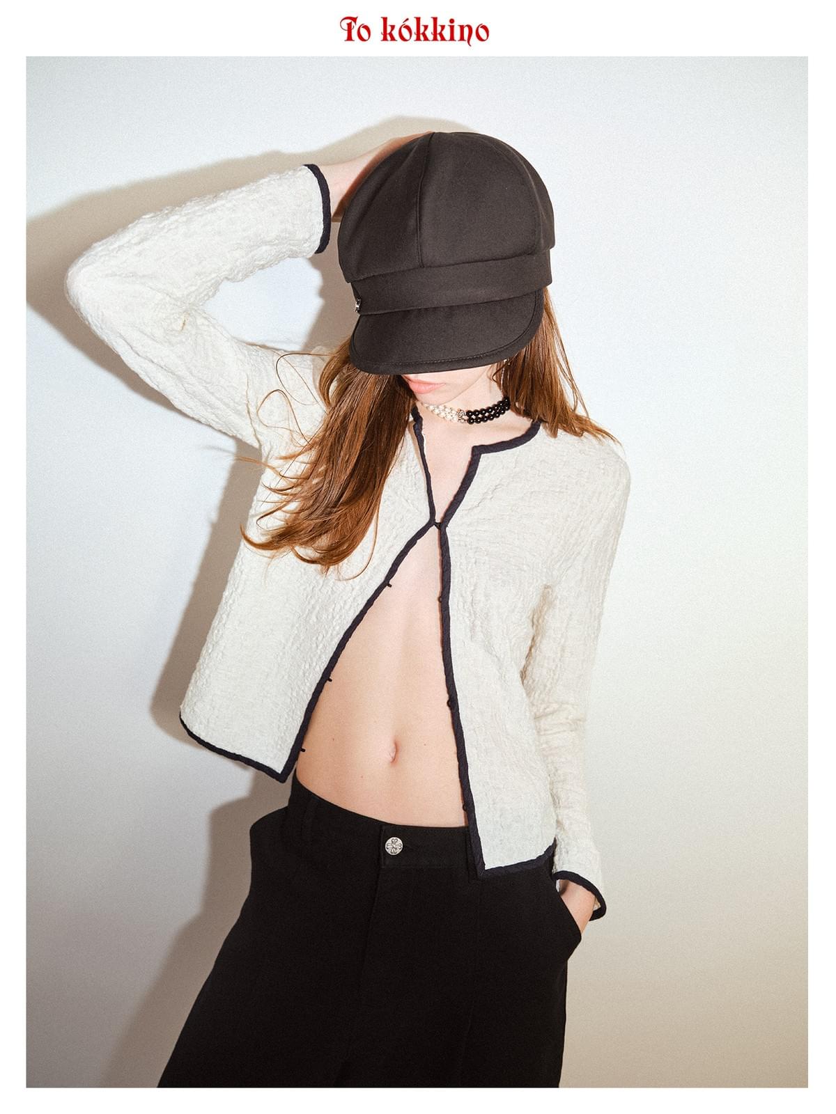 tokokkino 'Night Walker' 3D Silk Short Brim Hat