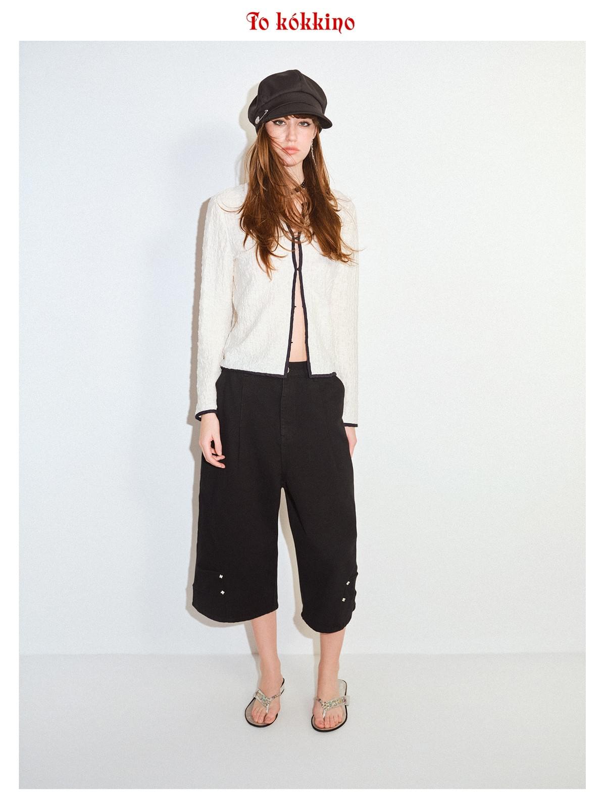 tokokkino「Night Badge」Black Sixths Shorts