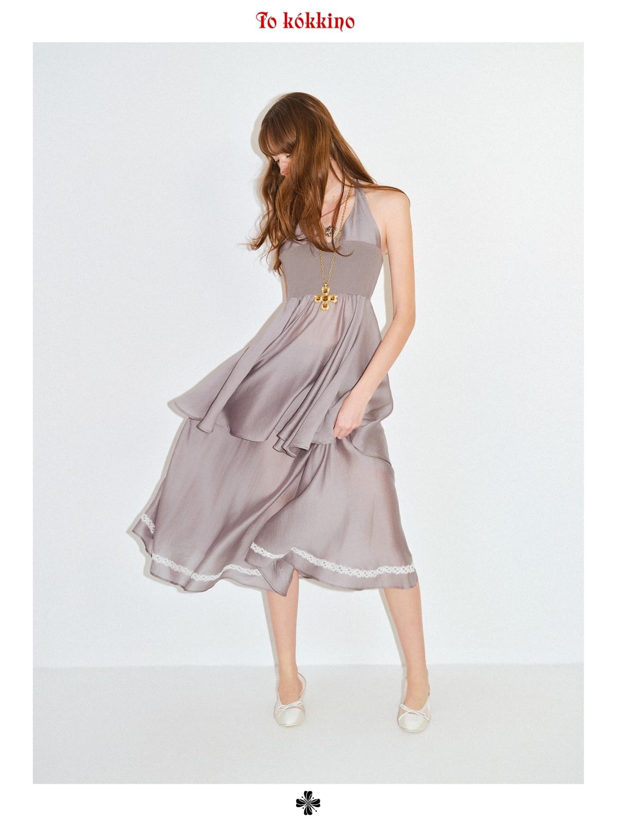 tokokkino「Nightingale」Bardot Pleated Top