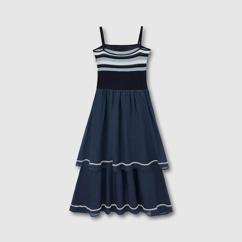 tokokkino「Long Night Floating Layer」Ramie Long Skirt