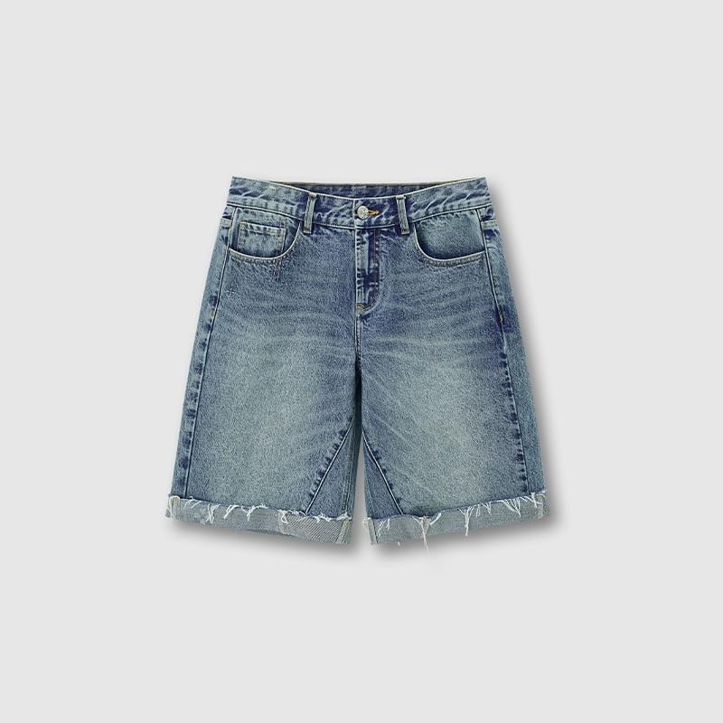 tokokkino「Leisurely Stroll」033 Folded Five-Panel Denim Pants