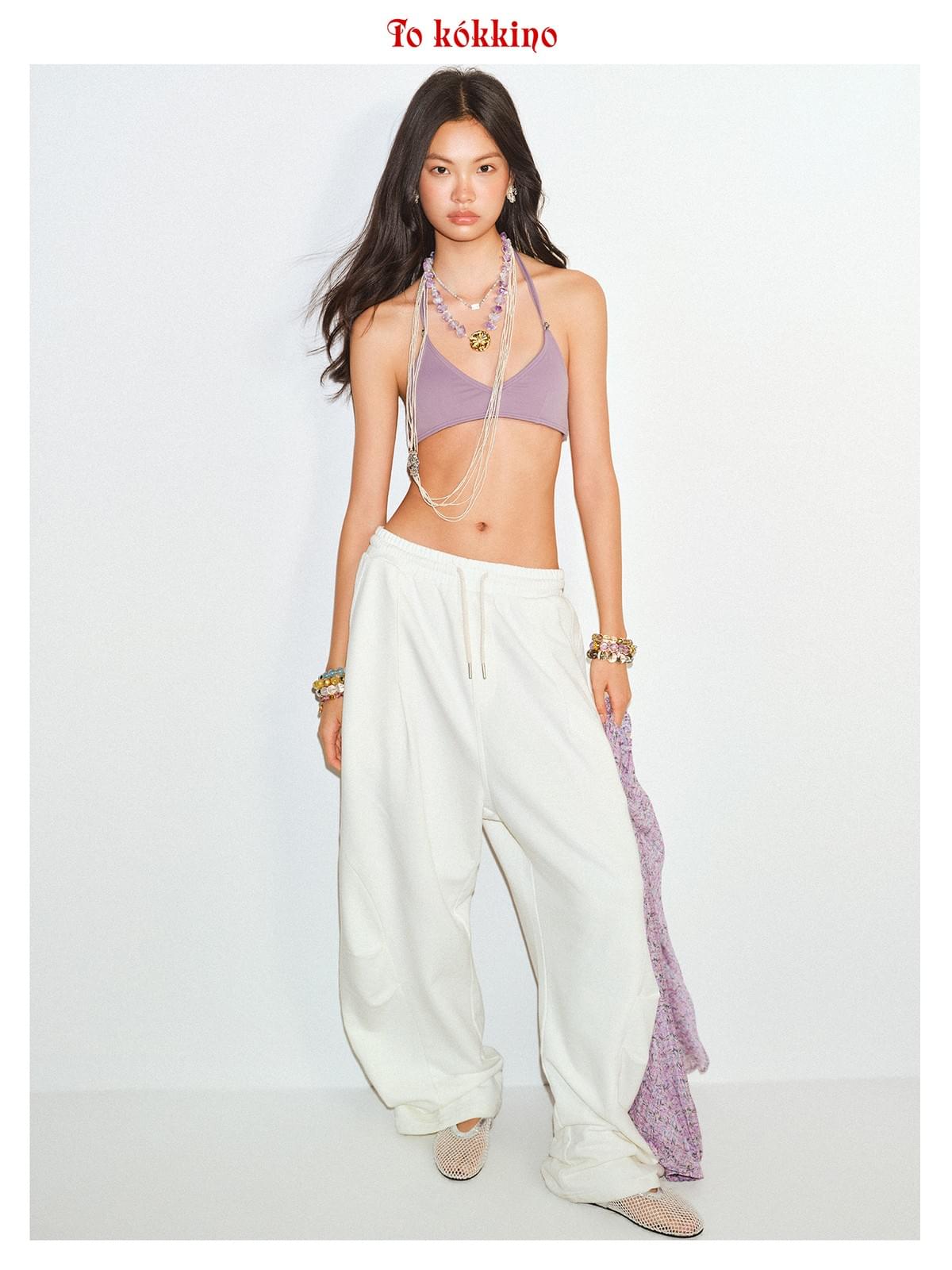 tokokkino 'Weightlessness' Drawstring Washed 053 Scimitar Pants