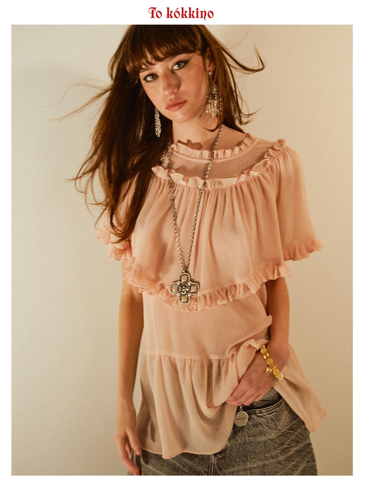 tokokkino 'Waltz of the Ruins' Fringe Retro Earrings