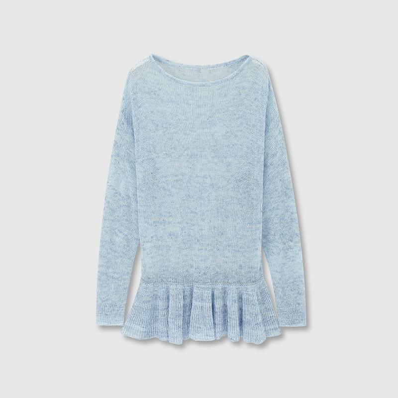 tokokkino 'Blue Tide' Linen Cover-Up