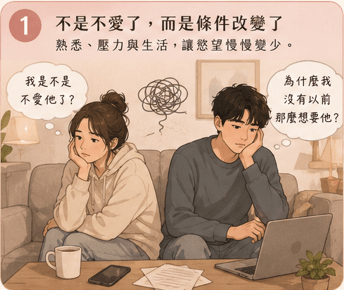交往久了沒有性吸引力?長期關係維持慾望與神秘感的關鍵|邀請戀愛學 交往久了沒有性吸引力?長期關係維持慾望與神秘感的關鍵|邀請戀愛學