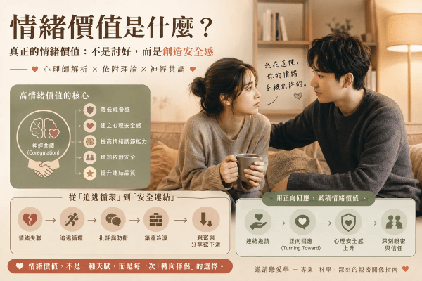 情緒價值是什麼?心理師解析真正的情緒價值:不是討好,而是創造安全感|邀請戀愛學 情緒價值是什麼?心理師解析真正的情緒價值:不是討好,而是創造安全感|邀請戀愛學