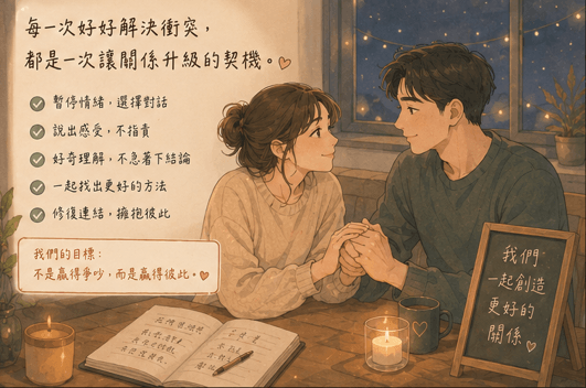 《衝突解決》當衝突來臨,我們依然站在同一邊|邀請戀愛學 《衝突解決》當衝突來臨,我們依然站在同一邊|邀請戀愛學