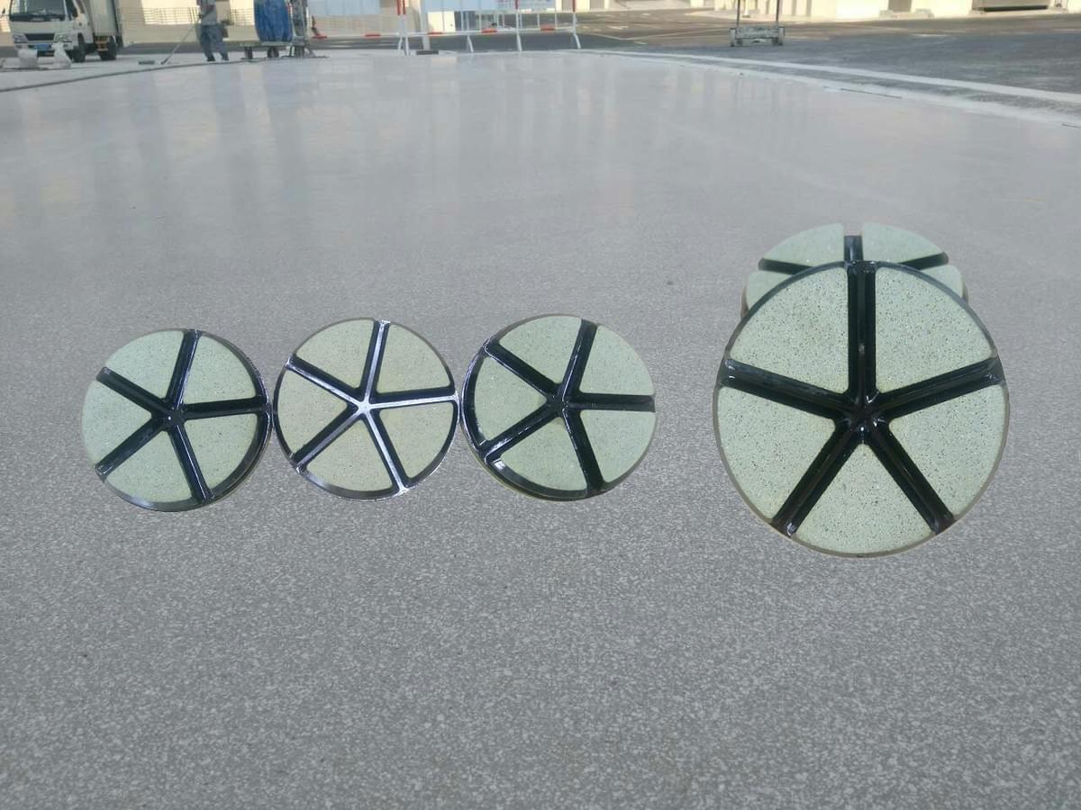ceramic hybrid polishing pad for concrete transition before resin pads ceramic hybrid polishing pad for concrete transition before resin pads