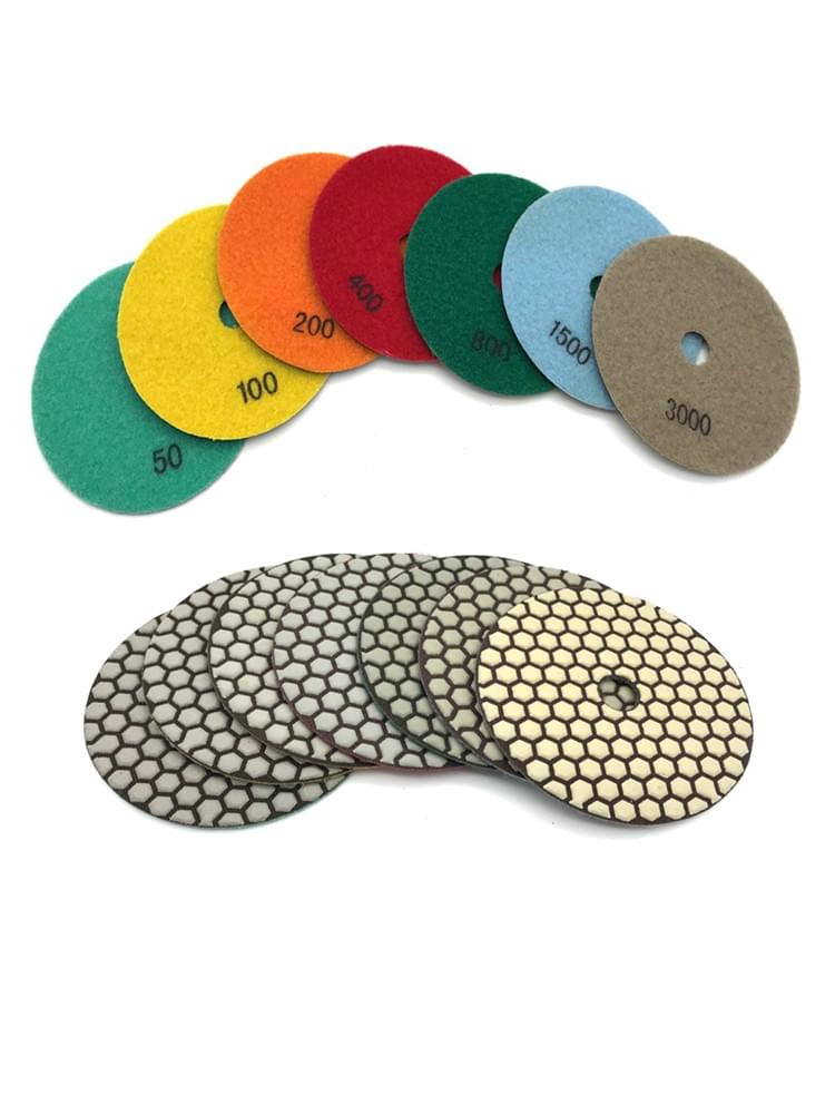 5 inch dry polishing pads for concrete in 50 100 and 200 grit 5 inch dry polishing pads for concrete in 50 100 and 200 grit