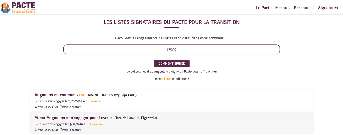 Pacte pour la Transition Angoulins en Commun ! Pacte pour la Transition Angoulins en Commun !
