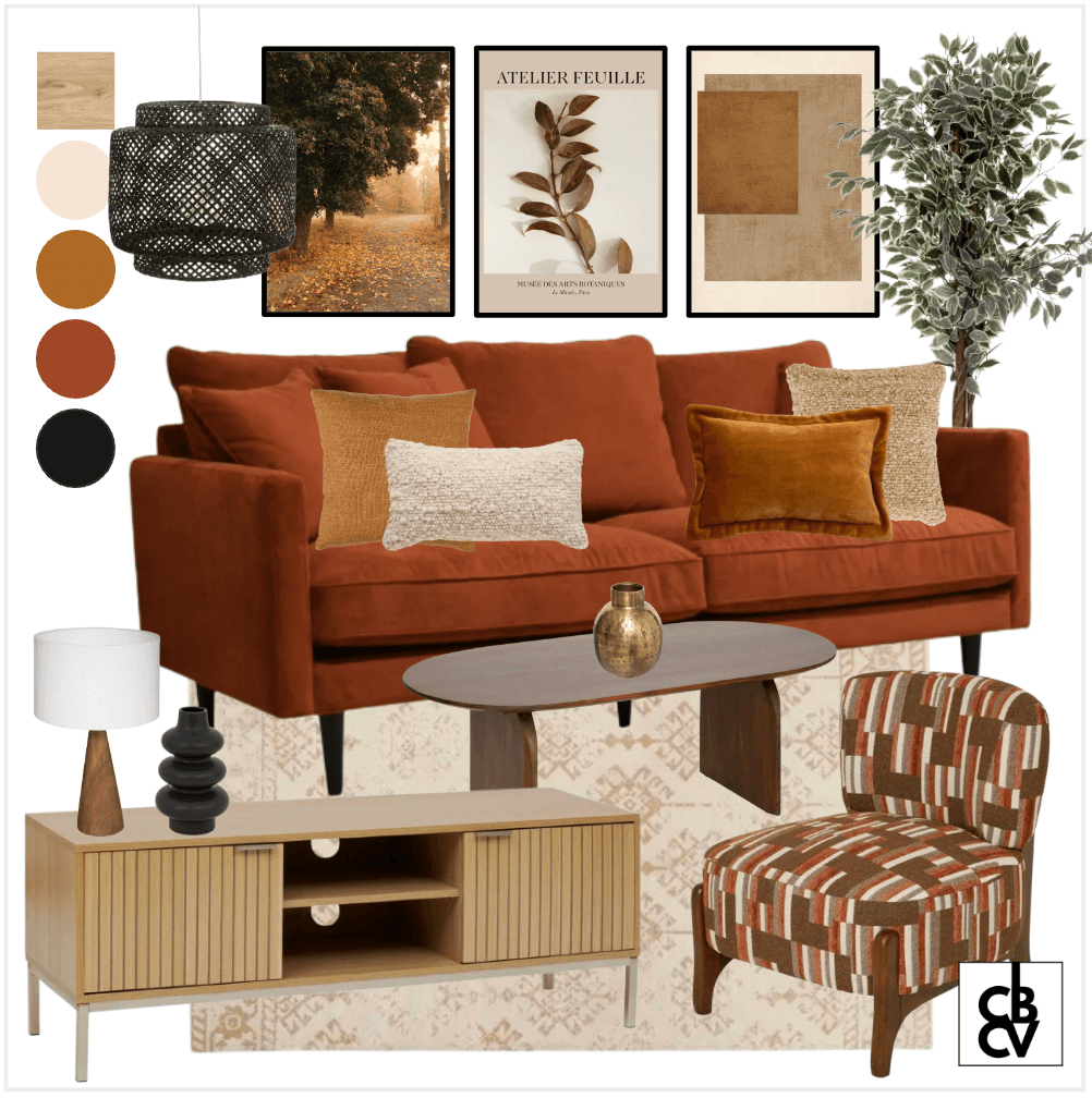 Un pack de mobilier color design avec un canapé bleu, un tapis et une table basse Un pack de mobilier color design avec un canapé bleu, un tapis et une table basse