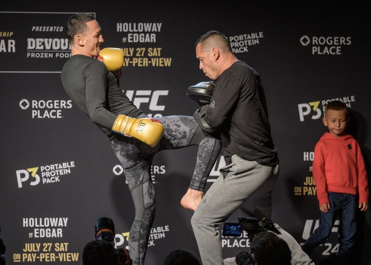 UFC 240 open workout Max Holloway press photo 2019 UFC 240 open workout Max Holloway press photo 2019