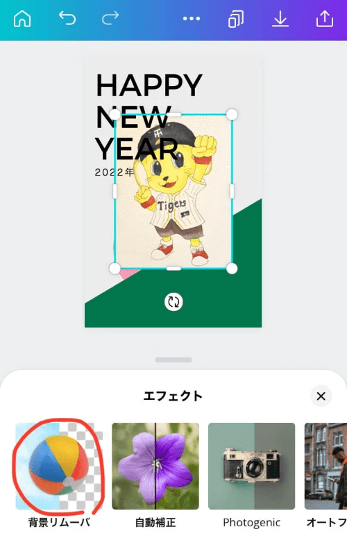 背景リムーバ画面 背景リムーバ画面